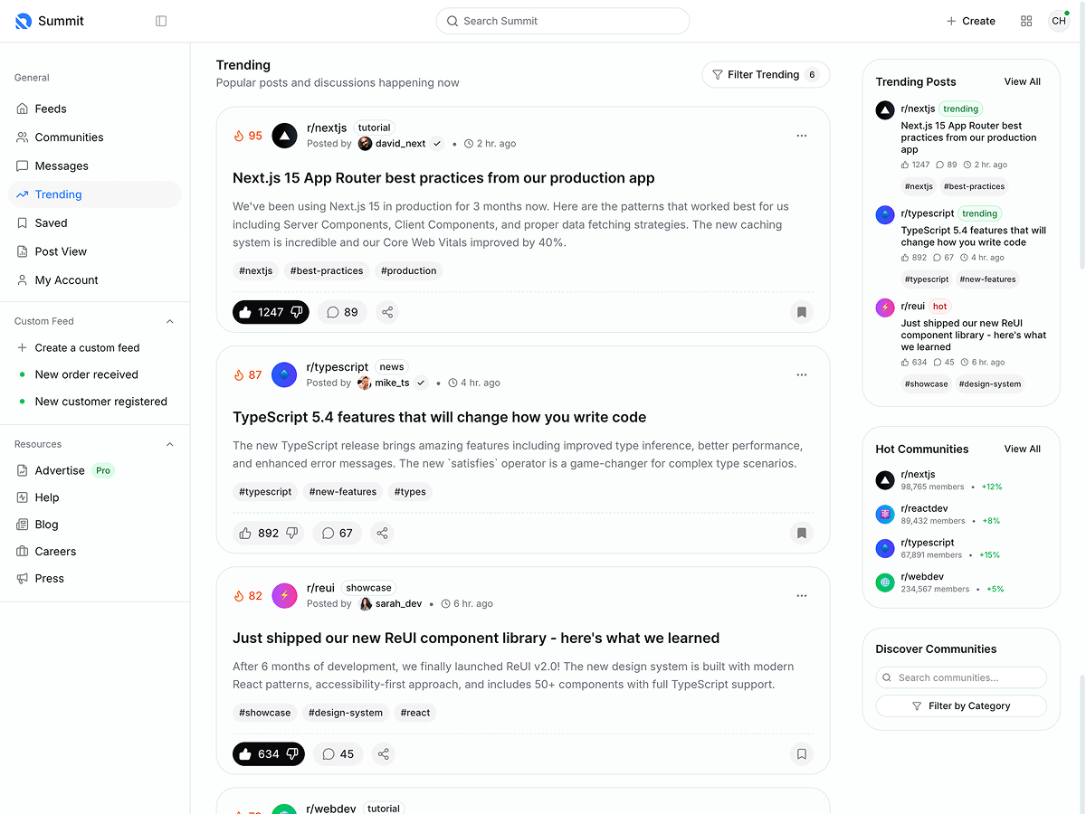 Summit Next.js App Template