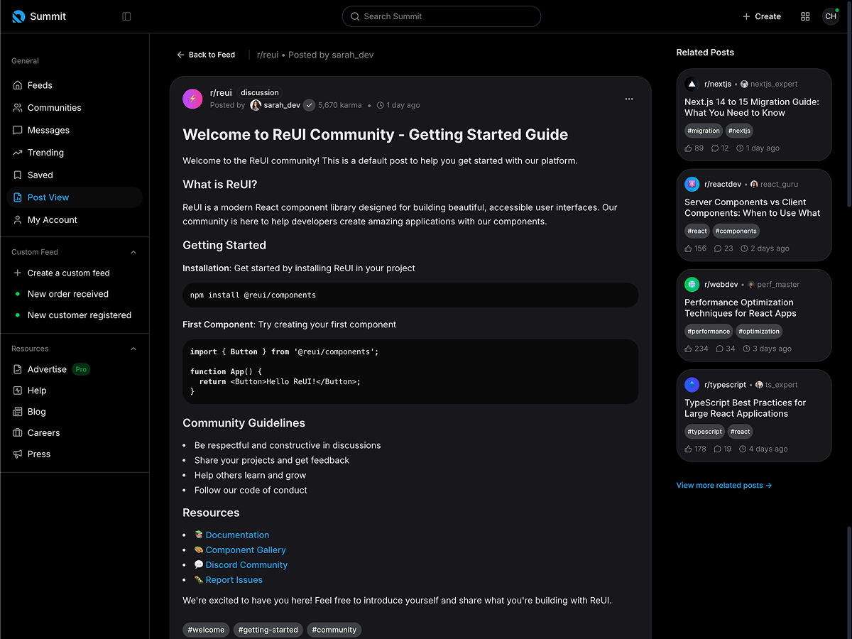 Summit Next.js App Template