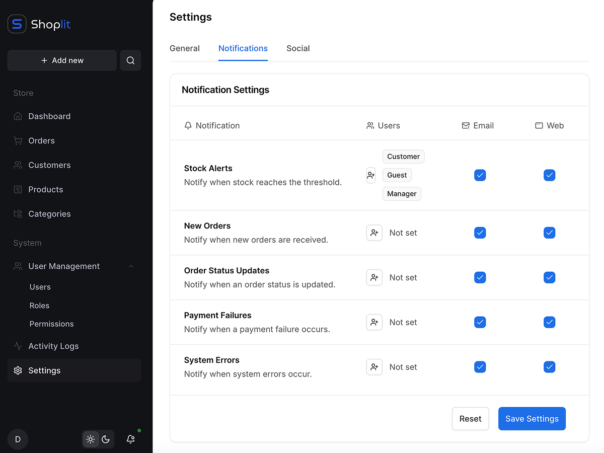 Shoplit Next.js Boilerplate
