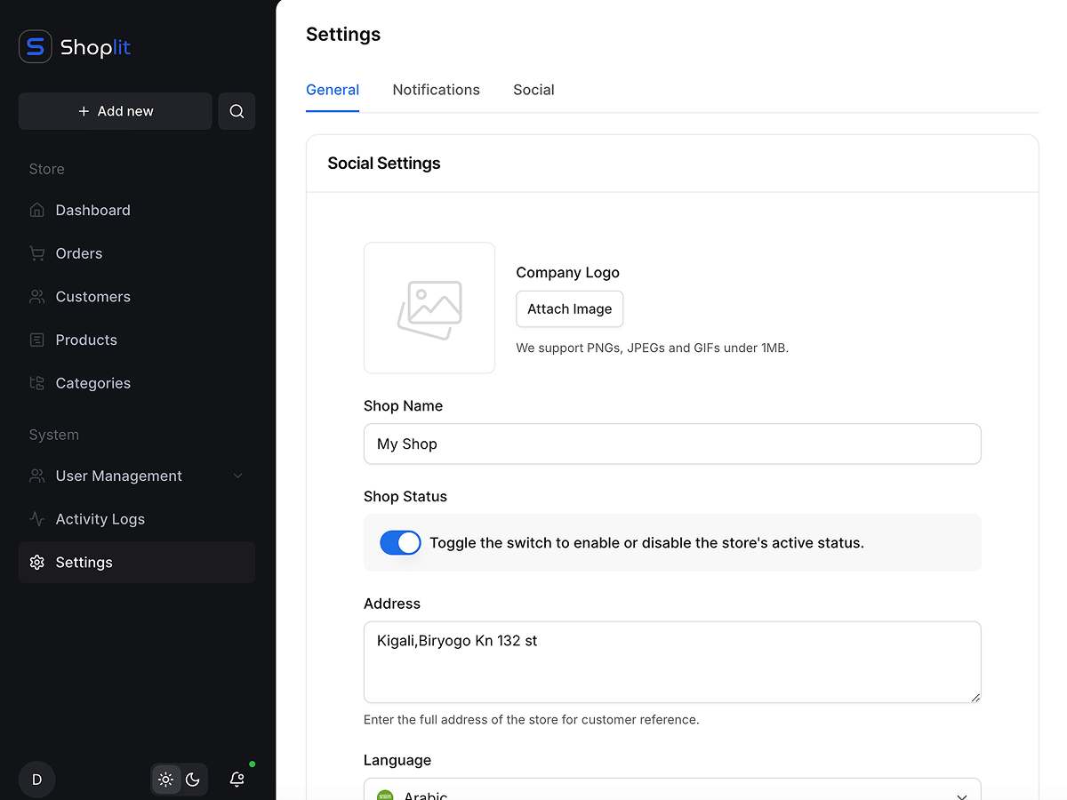 Shoplit Next.js Boilerplate